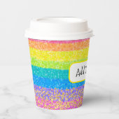 Kids Birthday - Rainbow Party Design Papieren Bekers (Voorkant)