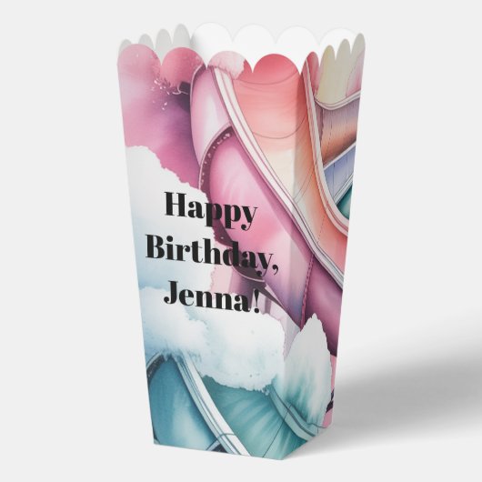 Kids’ Birthday Waterslide Party  Bedankdoosjes (Achterkant)