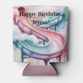 Kids’ Birthday Waterslide Party Favor Blikjeskoeler (Voorkant)