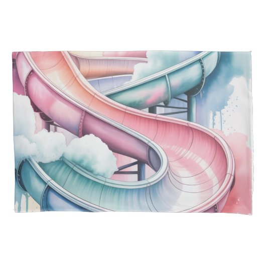 Kids’ Birthday Waterslide Party Gift Kussensloop (Voorkant)