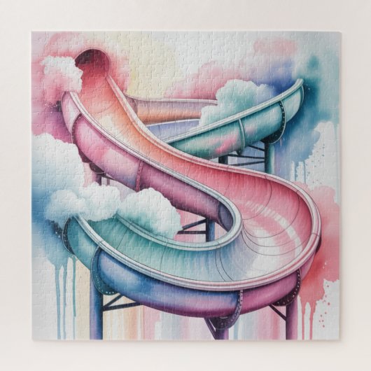 Kids’ Birthday Waterslide Party Gift Legpuzzel (Verticaal)