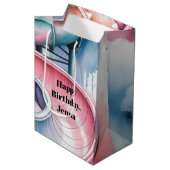 Kids’ Birthday Waterslide Party Medium Cadeauzakje (Voorkant Gekanteld)