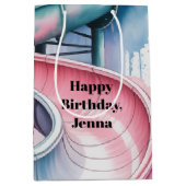 Kids’ Birthday Waterslide Party  Medium Cadeauzakje (Voorkant)