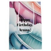 Kids’ Birthday Waterslide Party  Medium Cadeauzakje (Achterkant)