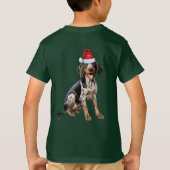 Kids Bluetick Coonhound Dog Lover Funny Christmas T-shirt (Achterkant)