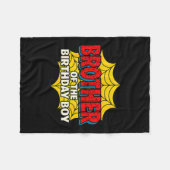 Kids Brother Of The Birthday Boy Sder Theme Party  Fleece Deken (Voorkant (Horizontaal))