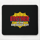 Kids Brother Of The Birthday Boy Spider Theme Part Muismat (Voorkant)