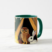 Kids by a Campfire in the Woods Mok (Voorkant rechts)