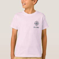 Kids Cali Vibes Kompas Grafische T-shirt Jongens W