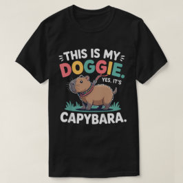 Kids Capybara Is A Doggie Funny Kids  T-shirt