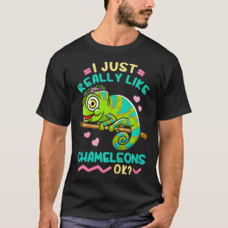 Kids Chameleon Lizard Reptile T-shirt