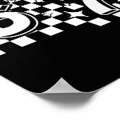 Kids Checkered I Was 6 Now Im 7 Birthday Seven Yea Poster (Hoek)