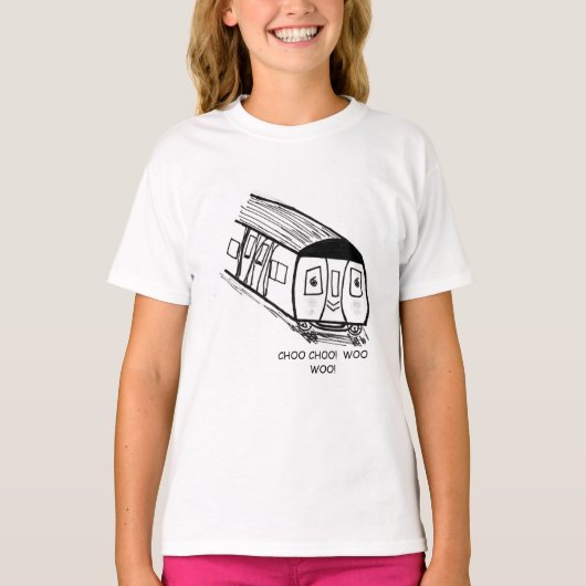 Kids' Choo Choo Train T-Shirt (Voorkant)