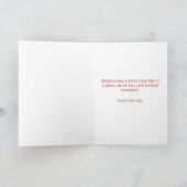 Kids Christmas Cozy Cocoa Bears Feestdagen Kaart (Binnen)