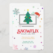 Kids Christmas Party Invitation Kaart (Voorkant / Achterkant)