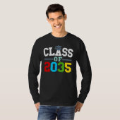Kids Class Of 2035 First Day Of Back To School Gra T-shirt (Voorkant volledig)