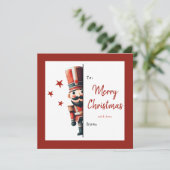 Kids Classroom Nutcracker Christmas Holiday Card Feestdagenkaart (Staand voorkant)