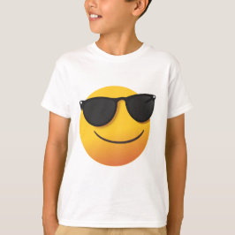Kids Cool Smiley T-Shirt Fun Emoji Graphic Design