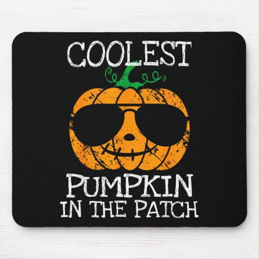 Kids Coolest Pumpkin In The Patch Halloween Boys G Muismat (Voorkant)
