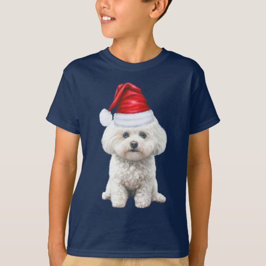 Kids Coton de Tulear Dog Lover Funny Christmas T-shirt (Voorkant)