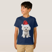 Kids Coton de Tulear Dog Lover Funny Christmas T-shirt (Voorkant volledig)