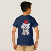 Kids Coton de Tulear Dog Lover Funny Christmas T-shirt (Achterkant volledig)