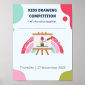 Kids Creative Drawing Poster (Voorkant)