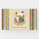 Kid's Cryptid Birthday Banner (Horizontaal)