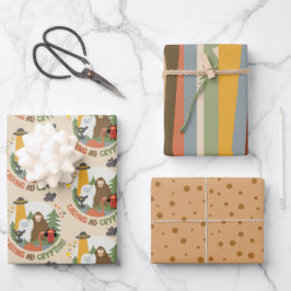 Kids Cryptid Inpakpapier Vel