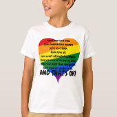 Kids Custom Pride T-shirt (Voorkant)