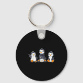 Kids Cute Animal Penguin  Sleutelhanger (Voorkant)