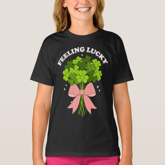 Kids cute St.Patrick’s Day T-shirt (Voorkant)