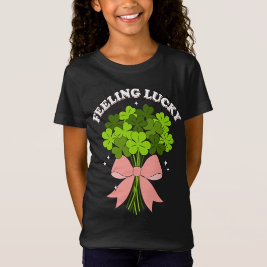 Kids cute St.Patrick’s Day T-shirt (Voorkant)