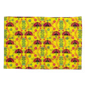 Kids Cute Whimsical ladybug Kussensloop (Achterkant-Links)