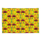 Kids Cute Whimsical ladybug Kussensloop (Achterkant-Rechts)