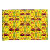 Kids Cute Whimsical ladybug Kussensloop (Voorkant-Rechts)