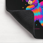 Kids Dabbing Llama Birthday Funny Bday Party Tee  Muismat (Hoek)