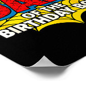 Kids Dad Of The Birthday Boy Sder Theme Party Matc Poster (Hoek)