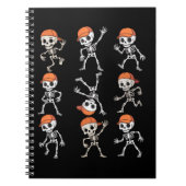 Kids Dancing Skeleton Halloween Notitieboek (Voorkant)