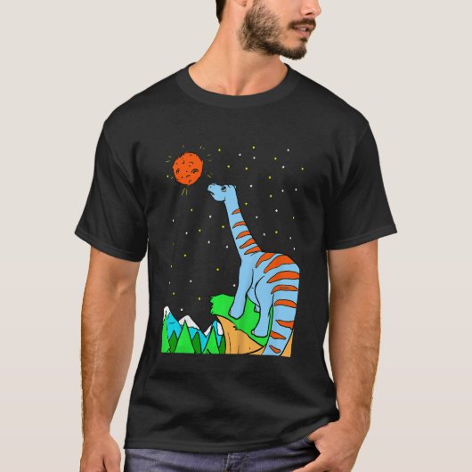 Kids Dino Planet & Dinosaurs In Space 2 T-shirt (Voorkant)