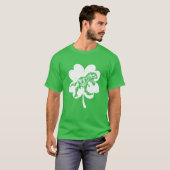 Kids Dinosaur St Patricks Day Boys Kids Shamrock I T-shirt (Voorkant volledig)