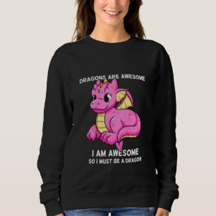Kids Dragons Are Awesome I'm A Dragon For Boys And Trui
