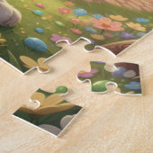 Kids Easter Bunny puzzle - 30 oversized pieces Legpuzzel (Zijkant)