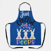Kids Easter Just Chillin Apron Schort (Voorkant)