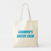 Kids Easter Tote Bag – Construction Truck & Eggs (Achterkant)