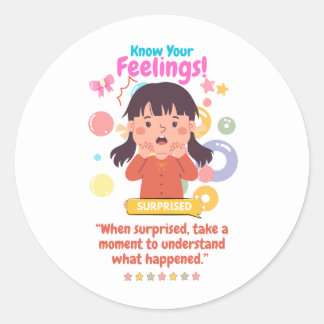 Kids Emotion Featuring Surprised Ronde Sticker