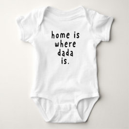 Kids En Baby Hoek - Thuis is waar papa is Romper