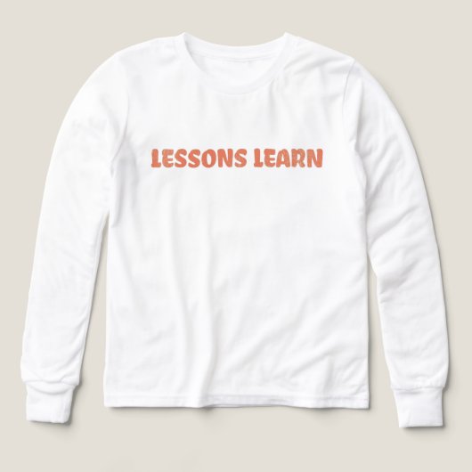 Kids Energy Flow Lessons Learn T Shirt  (Voorkant)