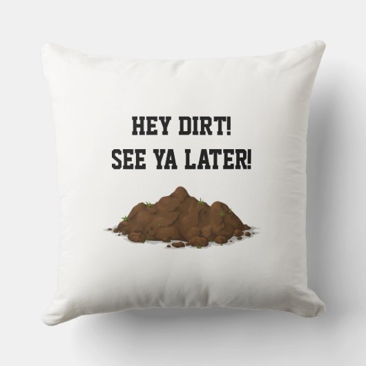 Kids Excavator Pillow Kussen (Achterkant)