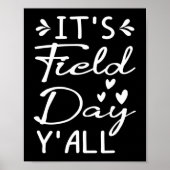 Kids Field Day, last day of school Field Day Teach Poster (Voorkant)